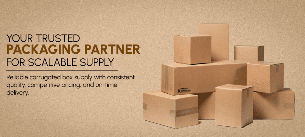Your Trusted Packaging Partner for Scalable Supply. Reliable corrugated box supply with consistent quality, competitive pricing, and on-time delivery.